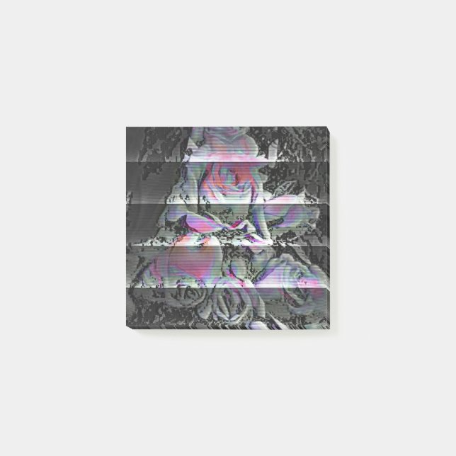 Techno Bouquet Post-it Notes Block (Framsida)