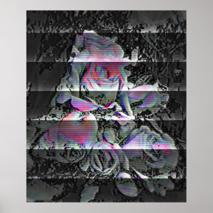 Techno Bouquet Poster