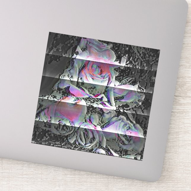 Techno Bouquet Sticker Klistermärken (Detalj)