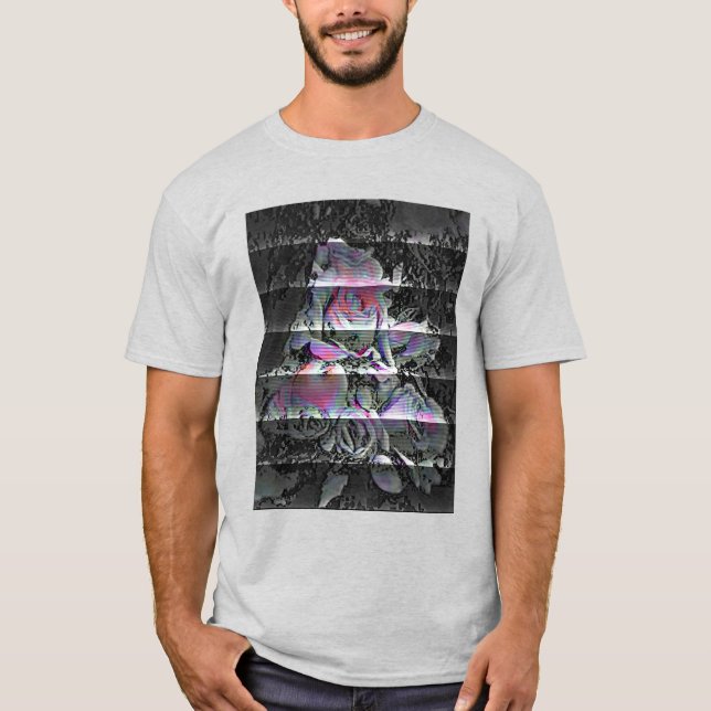 Techno Bouquet  T Shirt (Framsida)