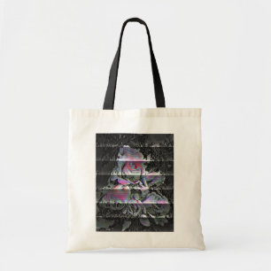 Techno Bouquet Tote Bag Tygkasse