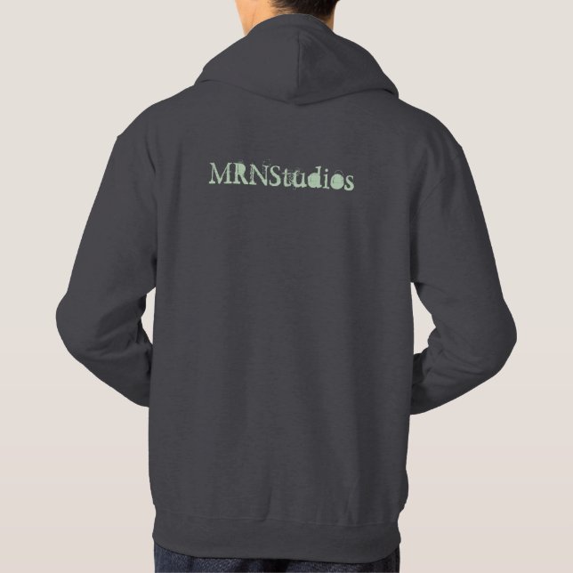 Techno Bouquet  Tröja Hoodie (Baksida)
