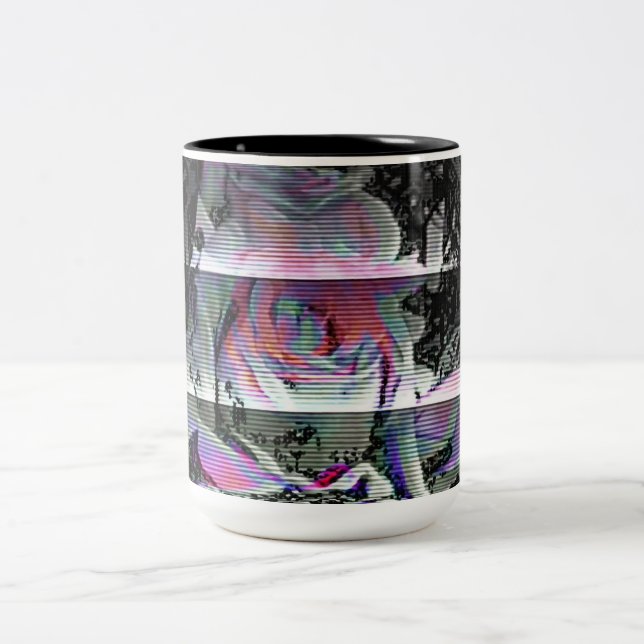 Techno Bouquet   Två-Tonad Mugg (Center)