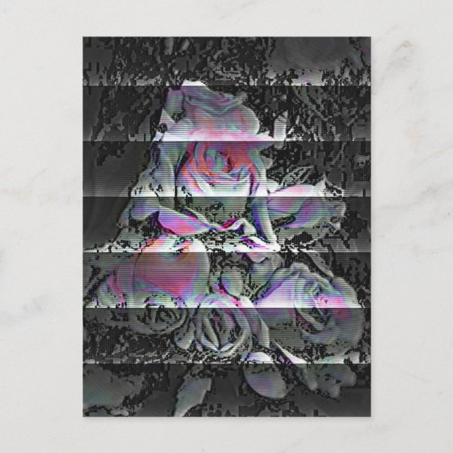 Techno Bouquet Vykort (Framsida)