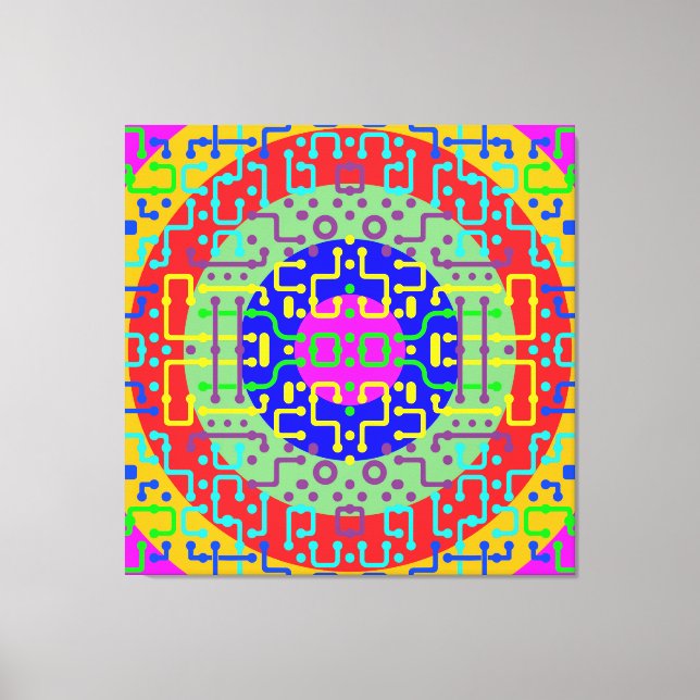 Techno Circus 2 Canvastryck (Framsida)