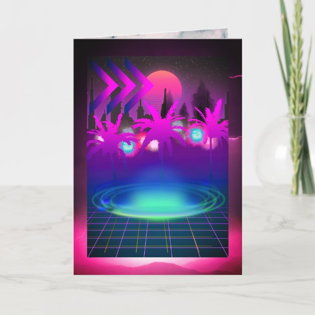 Techno City  Helgkort (Framsida)