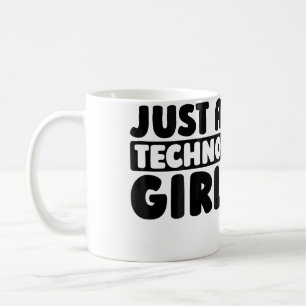 Techno Clubbing Raver Electro Rave Bara En Techno Kaffemugg