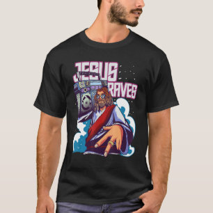Techno Dance Party Rave För manar Jesus Raves T Shirt