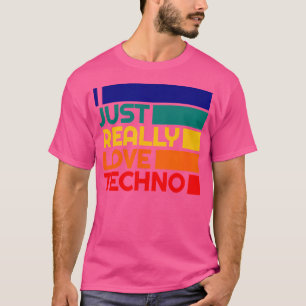 Techno Dans Musik Älskare Trance Dj Musik Festival T Shirt