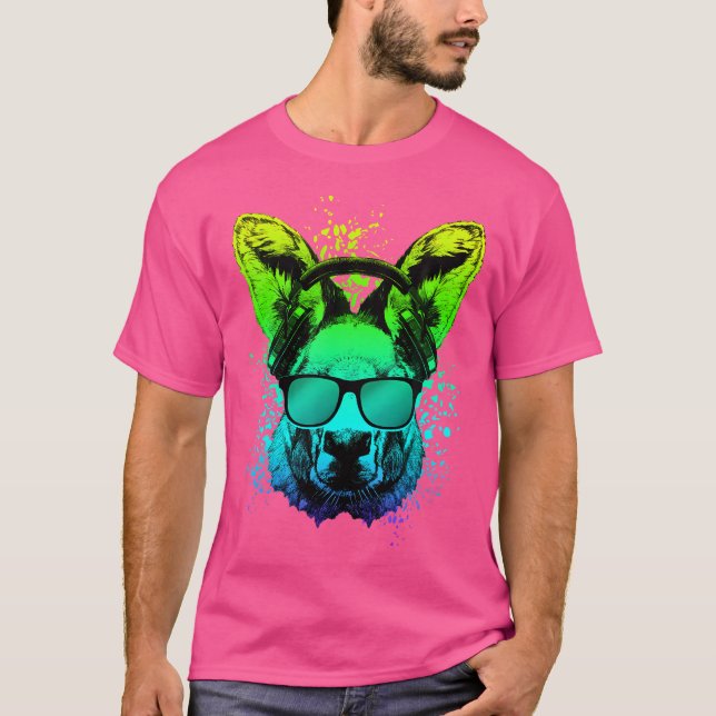 Techno Dj Gift for Ravers Edm House Psychedelic K T Shirt (Framsida)