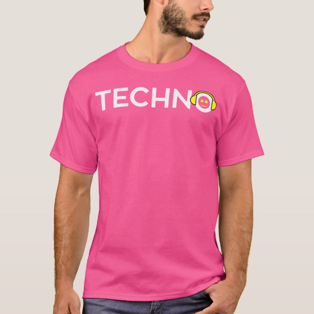Techno Electro Music Tekkno Rave House Trance Part T Shirt (Framsida)