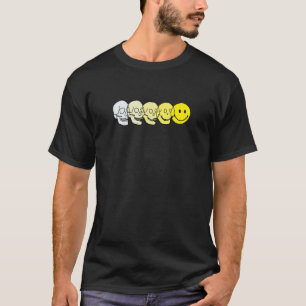 Techno Evolution Acid House Smile Techno DJ Music T Shirt