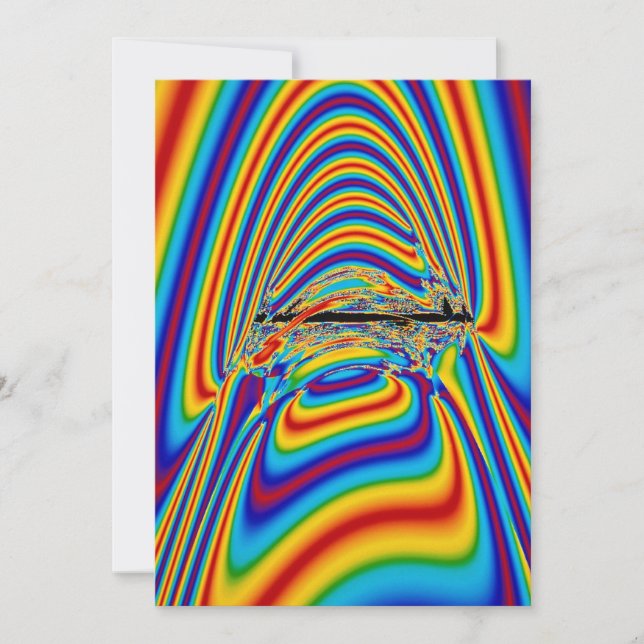 Techno färg yawn (Framsida)