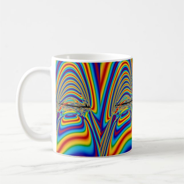Techno färggäspning kaffemugg (Vänster)