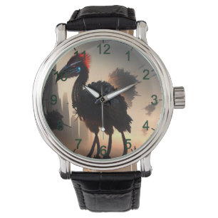 "Techno-Feathers: Futuristiskan Emu Robot" Armbandsur
