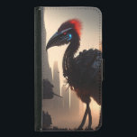 "Techno-Feathers: Futuristiskan Emu Robot" Plånboksfodral För Samsung Galaxy S5<br><div class="desc">Ett redo att försvara är en futuristiska robot från Australien Emu</div>