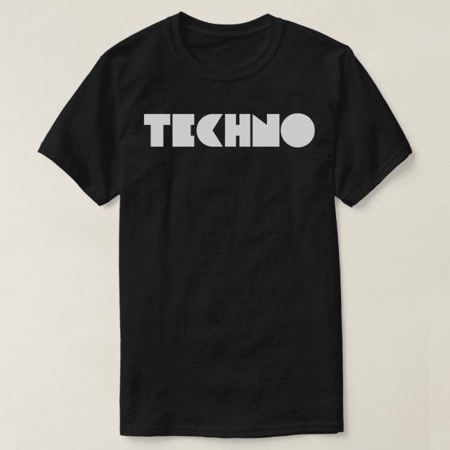 TECHNO fet 1 T Shirt (Design framsida)