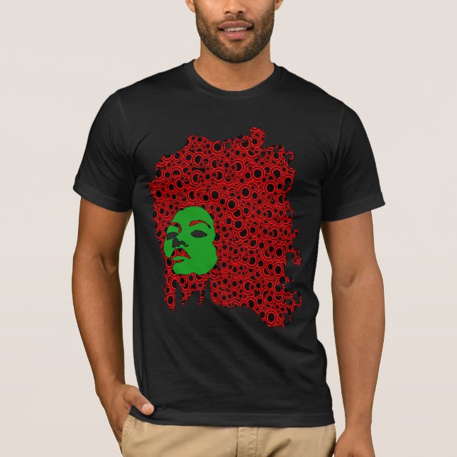 TECHNO-FLICKA TEE (Framsida)