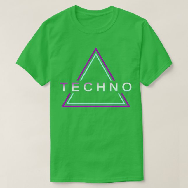 Techno House Party EDM Festival Goa Electro Rave 2 T Shirt (Design framsida)