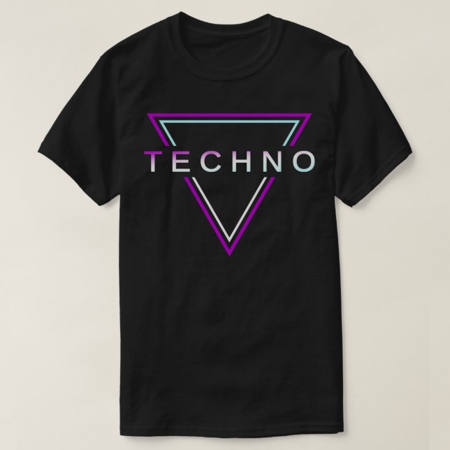 Techno House Party EDM Festival Goa Electro Rave 4 T Shirt (Design framsida)