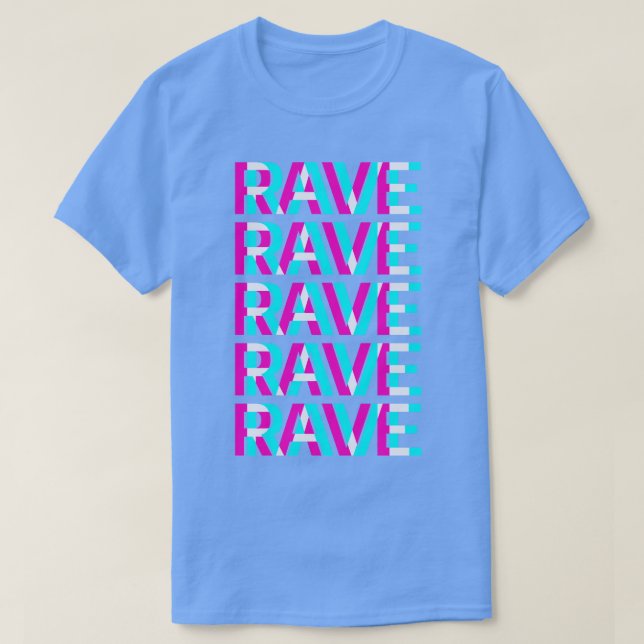 Techno House Party EDM Festival Goa Electro Rave 5 T Shirt (Design framsida)