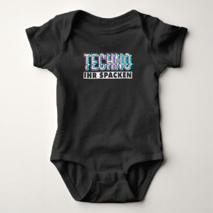 Techno Ihr Spacken Raver EDM Musik T Shirt