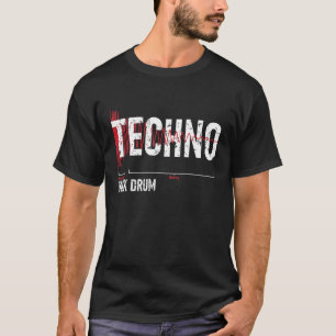 Techno Kick Drum Synthesizer T Shirt