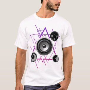 Techno Ljud Speaker EDM Dance Golv Roligt Tee