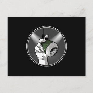 Techno Music DJ Rave Electro Trance Gift Idea Vykort