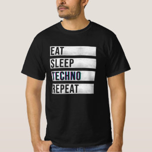 Techno Music Electro River T Shirt