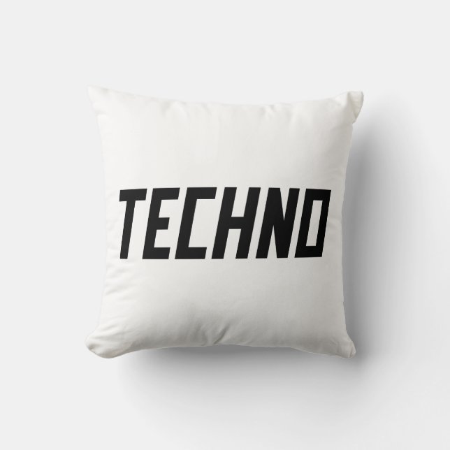 TECHNO Music Kudde (Framsida)