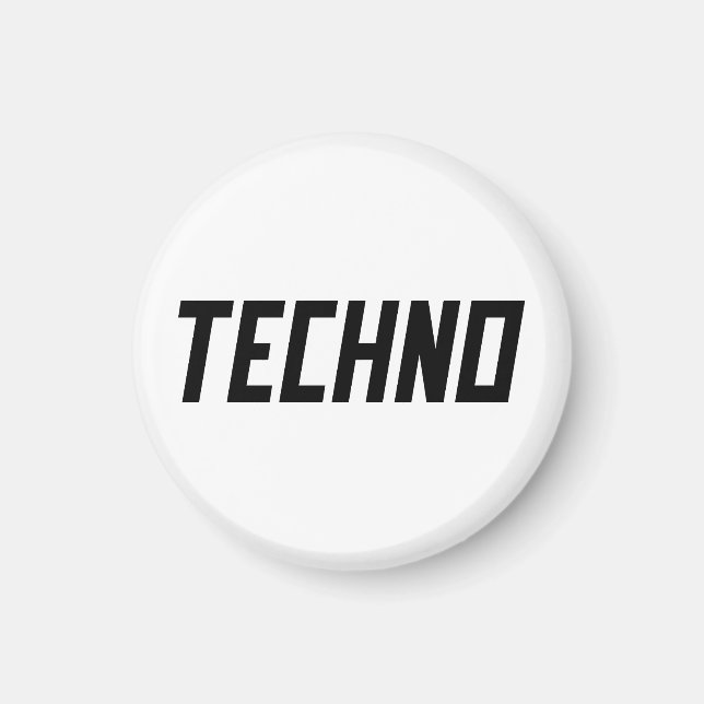 TECHNO Music Magnet (Framsidan)