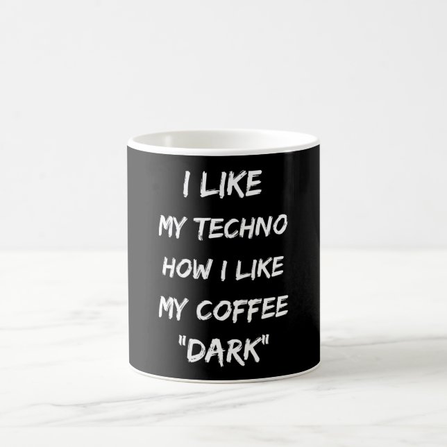 Techno Music Rave DJ Electro Festival Gift Idea Kaffemugg (Center)