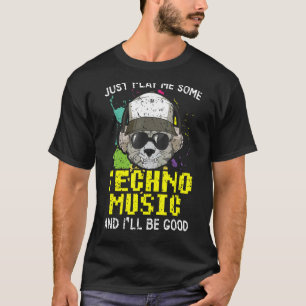 Techno Music Trance Raver Headbanger Edm House Mu T Shirt