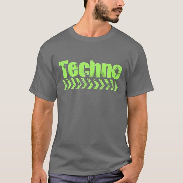 Techno musik tröja (Framsida)