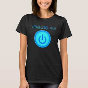Techno på rave Hard Mörk Acid T Shirt