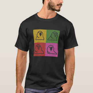 Techno Party Parrot Pop Art T Shirt