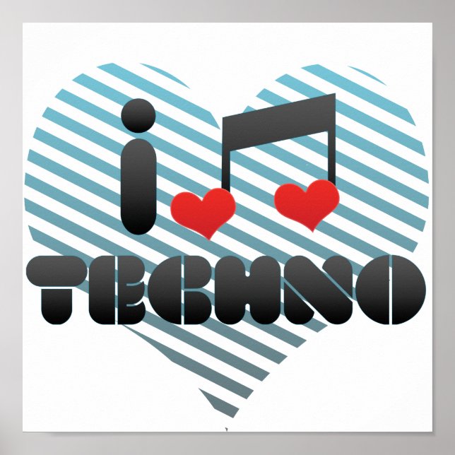 Techno Poster (Framsidan)
