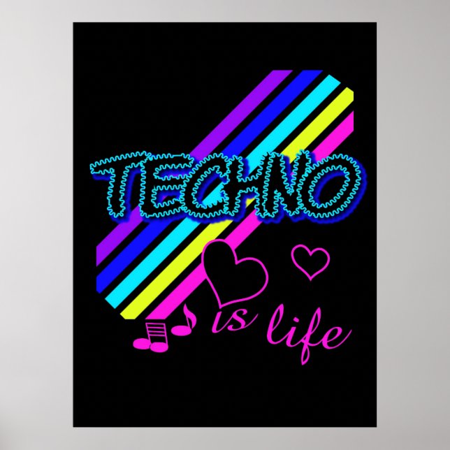 Techno-poster Poster (Framsidan)