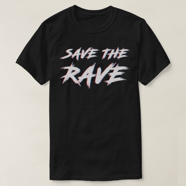 Techno Rave Gabber Gift DJ EDM Clubbing Raver T Shirt (Design framsida)