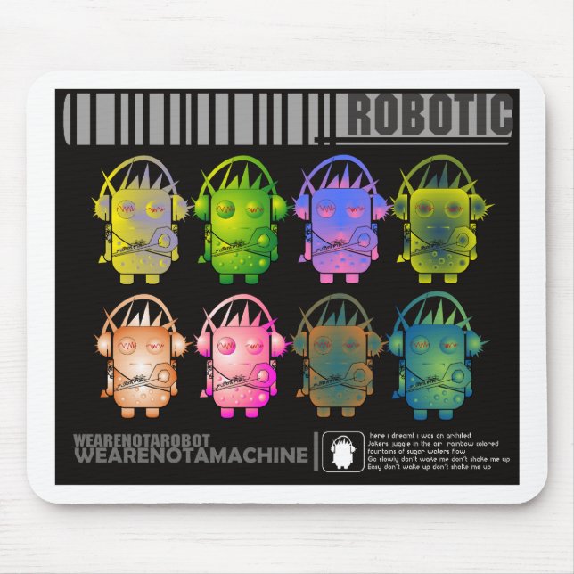 Techno robot II Musmatta (Framsidan)