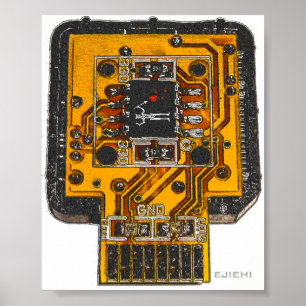 Techno Skull (Fullt) Poster