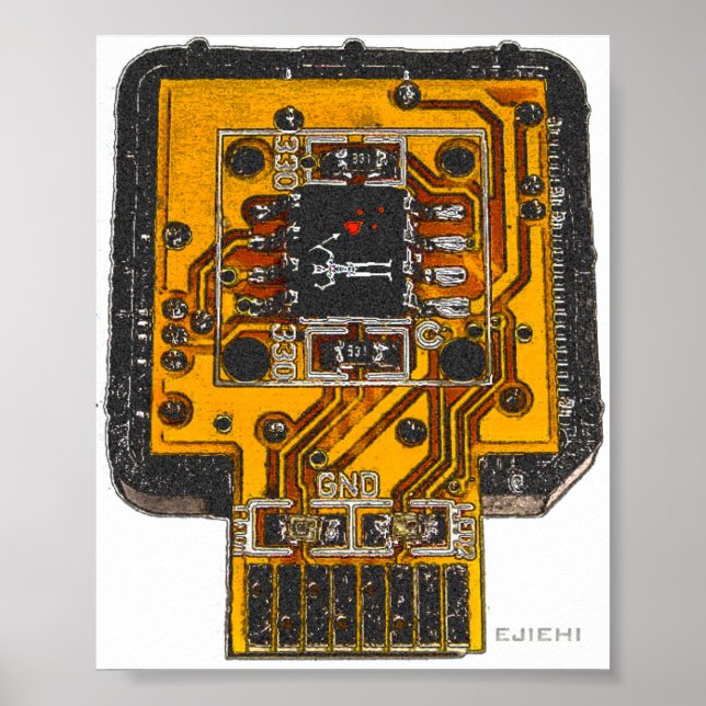 Techno Skull (Fullt) Poster (Framsidan)