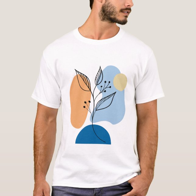Techno-skymning T Shirt (Framsida)