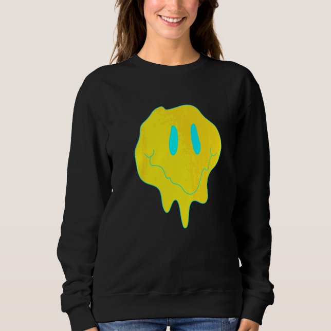 Techno Smältande Edm Musik Festival Rave Dubstep   T Shirt (Framsida)