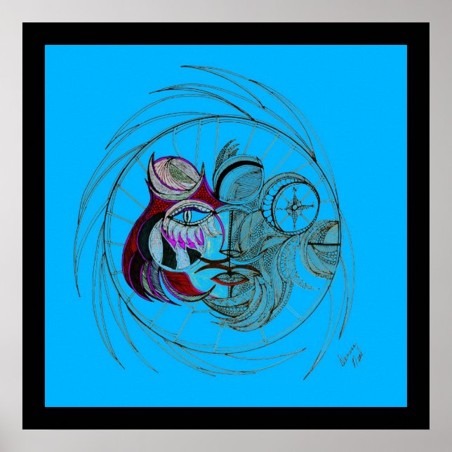 Techno Spirit Reproduction Poster (Framsidan)