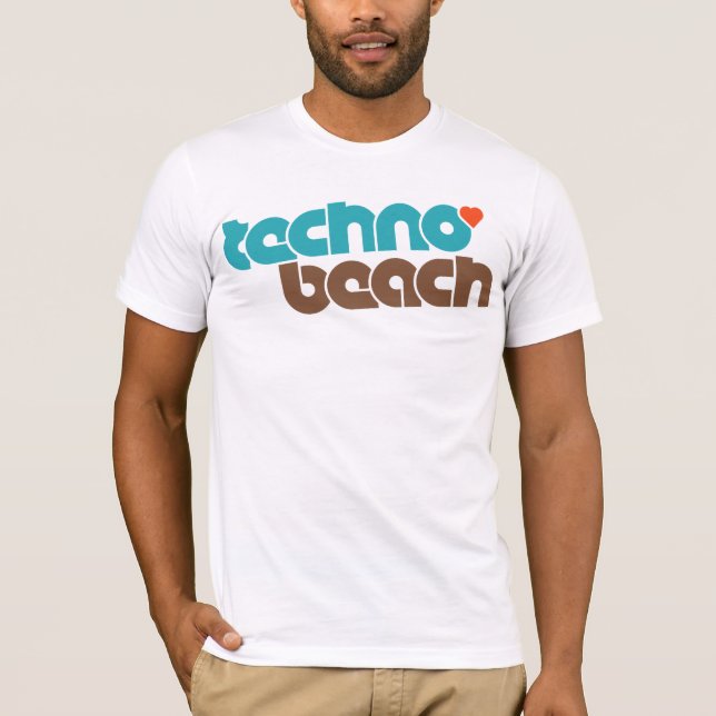 Techno strand t-shirt (Framsida)