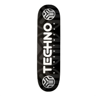 Techno Streetwear - logotyp - Skateboard
