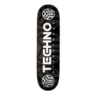 Techno Streetwear - logotyp - Skateboard