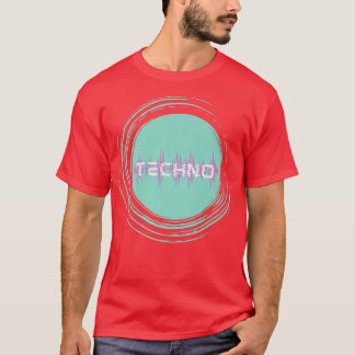 Techno Vågar EDM Music Festival Rave Dubstep T Shirt